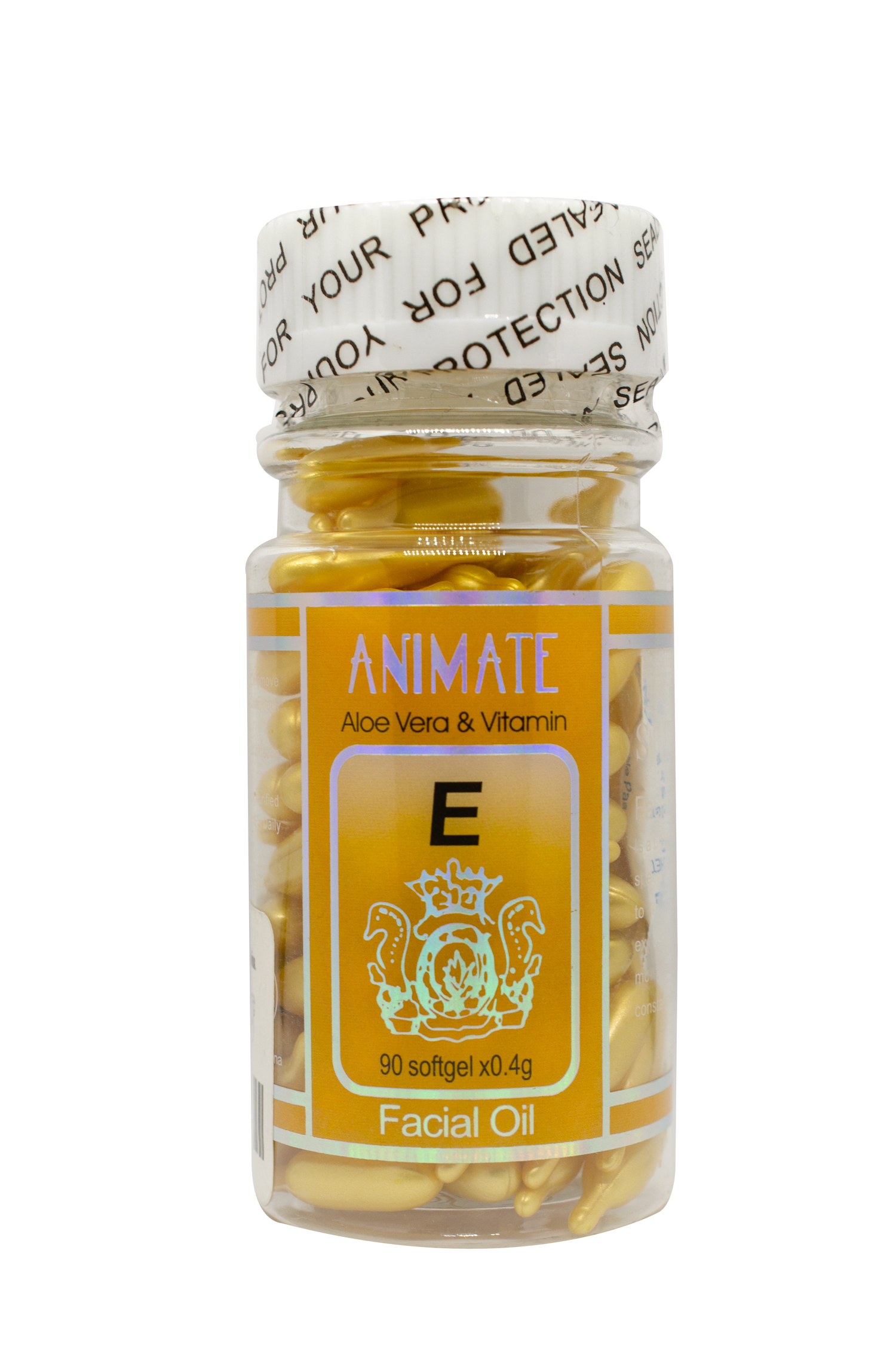 Cápsulas Faciales Vitamina E , Aloe Vera Capsula Gel 90pz