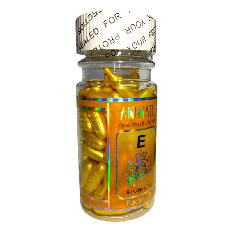 Cápsulas Faciales Vitamina E , Aloe Vera Capsula Gel 90pz - Image 6
